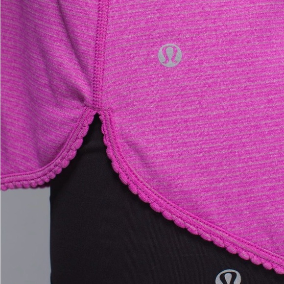 Lululemon 105f Singlet Racerback Tank Top Size 8 Heathered Ultra Violet - Picture 10 of 10